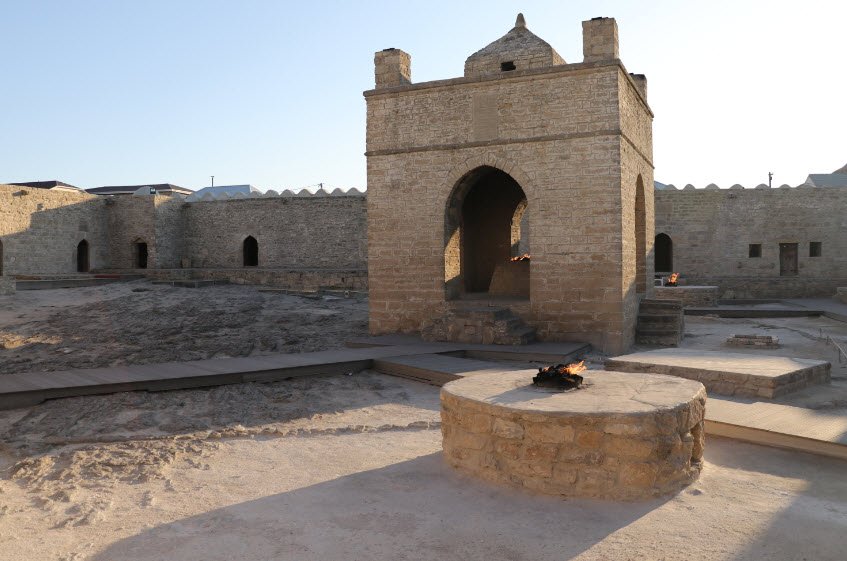 Ateshgah Fire Temple, Surakhani, near Baku, Azerbaijan